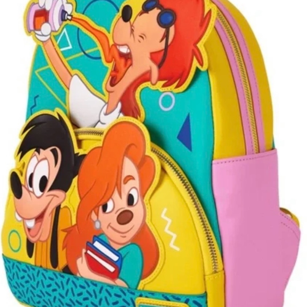Loungefly Disney A Goofy Movie 30th Anniversary Mini Backpack NWT - Picture 2 of 7